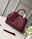 Сумка Louis Vuitton Montaigne Empreinte MM Bag Bordeaux